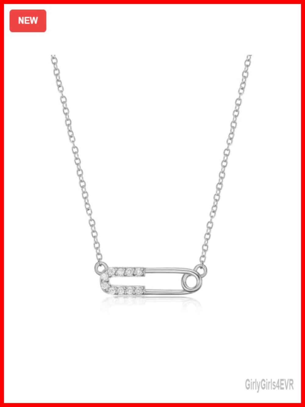Lab Grown Diamond Pendant Necklace 18K Yellow Gold Plated Sterling Silver 18"